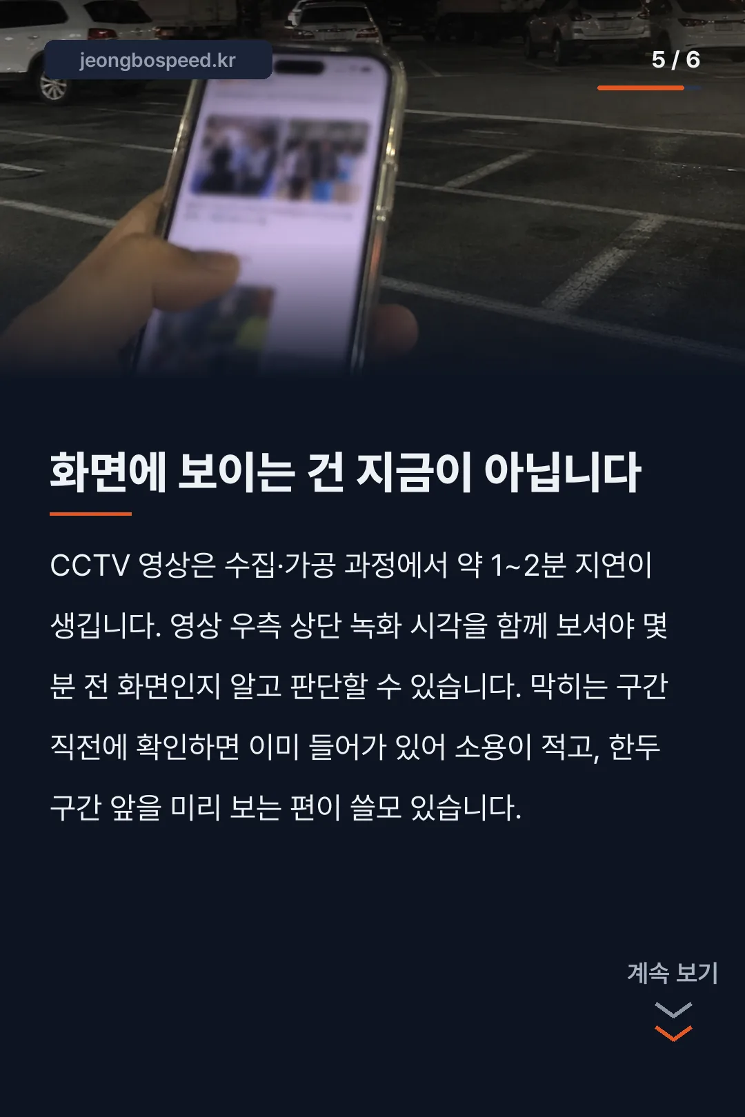 경부고속도로 교통상황 카드뉴스 5