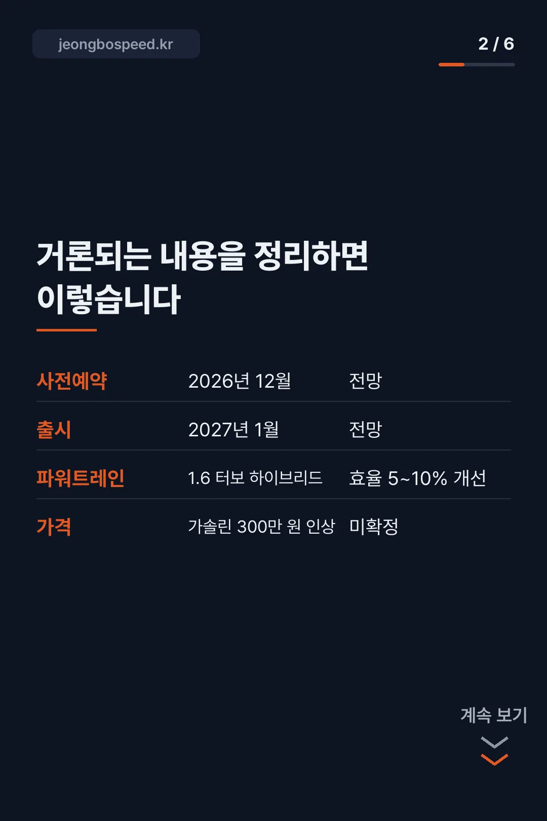 2027 투싼 사전예약 카드뉴스 2