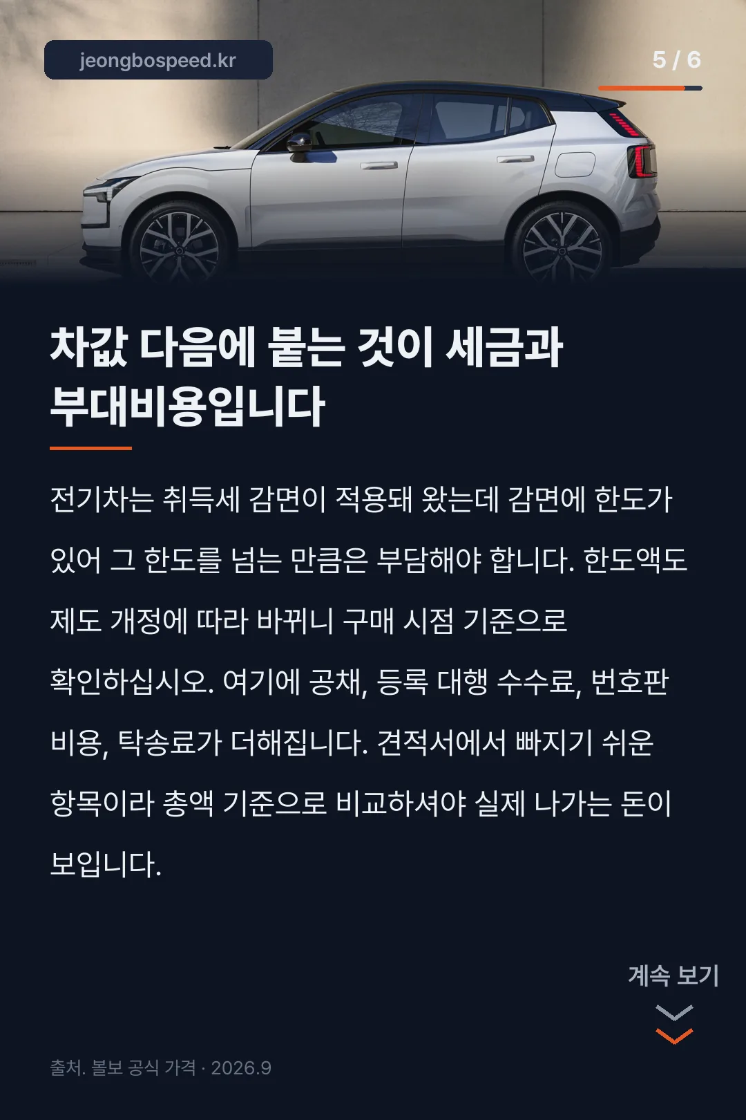 2027 볼보 EX30 모의견적 카드뉴스 5